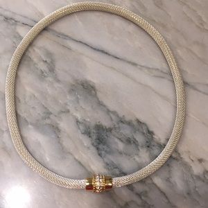 Premier Designs Cubic Zicornia Silver Necklace